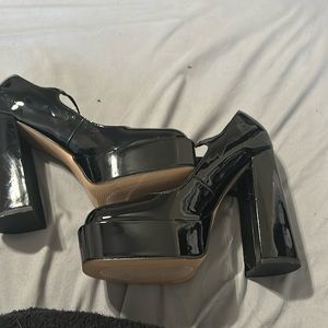 Black platform Mary Jane’s